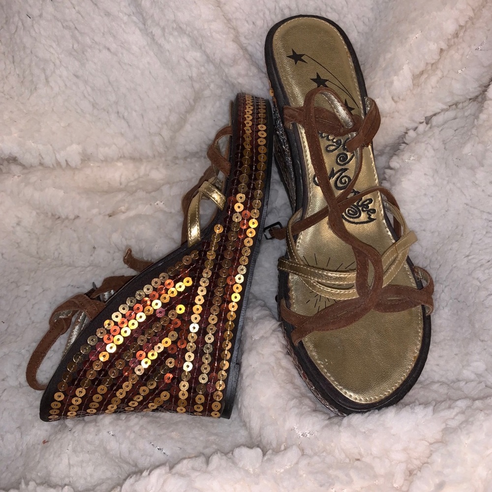 Naughty monkey fashion wedges